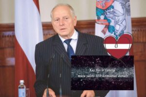 Dainis Īvāns aicina: “Runāsim latviski un nekad nenokārsim galvu!