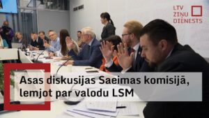 Vēsturiska Saeimas Cilvēktiesību komisijas sēde, kurā lēma par LSM derusifikāciju